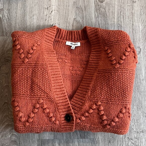 Madewell Rust Cardigan Sweater - Picture 8 of 8